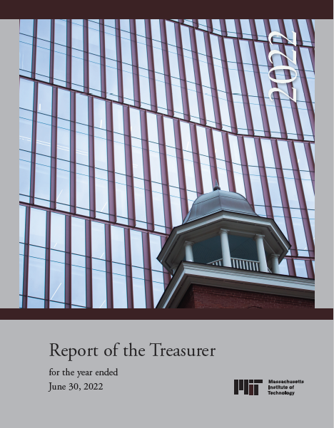 Treasurer's Report Cover